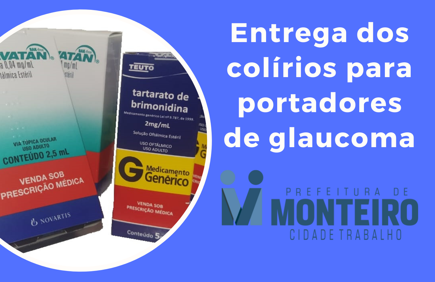 1 Prefeitura de Monteiro continua garantindo colírios para pacientes com Glaucoma