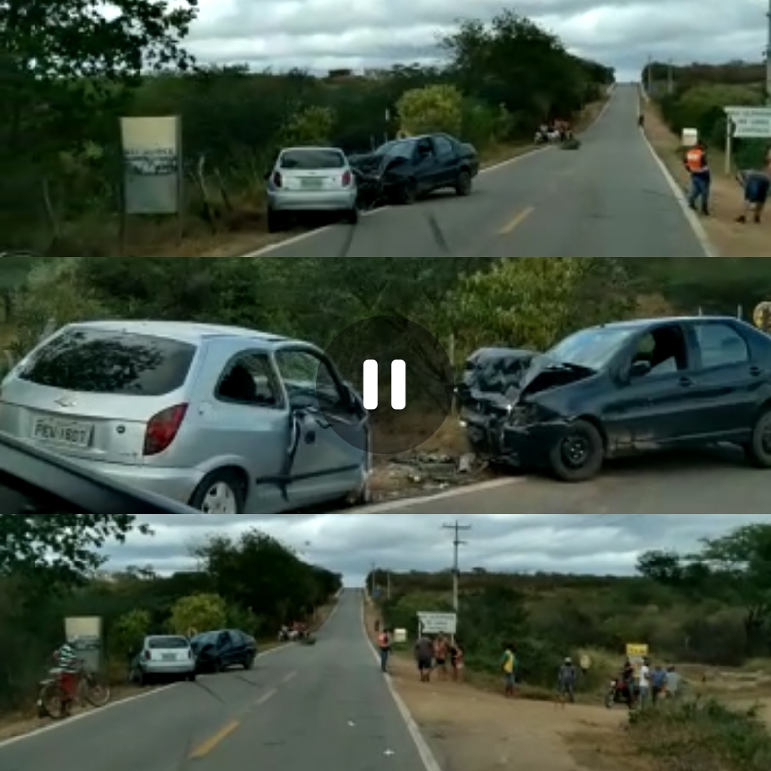 IMG_20210805_161910_427 Cinco pessoas ficam feridas após colisão frontal de carros na BR-110 em Monteiro