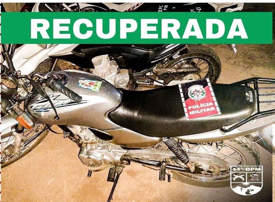 IMG_20210823_042656 Moto roubada é recuperada pela Polícia Militar em Ouro Velho