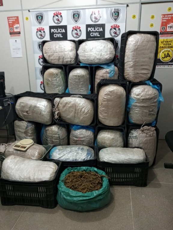 DROGAS Polícia Civil apreende quase 200 kg de maconha em residência na PB