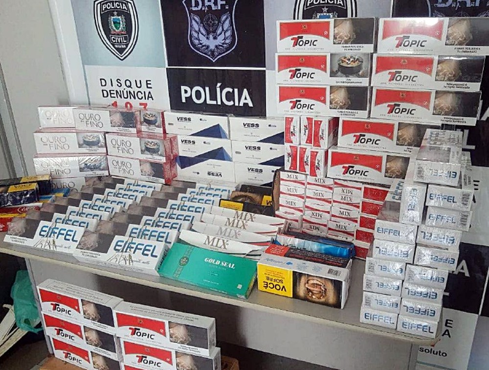 CIGARROS-PARAGUAI Homens são presos suspeitos de contrabandear cigarros do Paraguai na PB