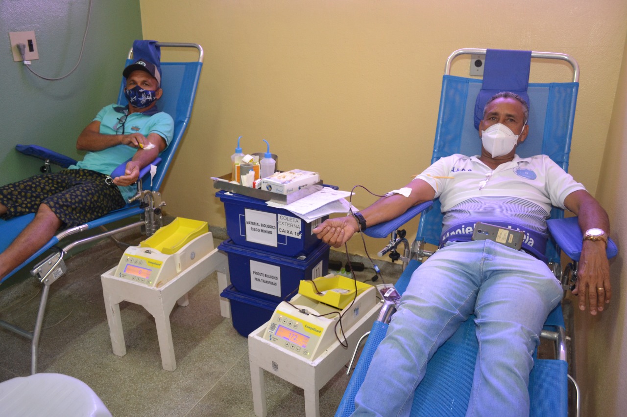 Doacao11 Campanha de Doação de Sangue é um sucesso em Monteiro com mais de 140 doadores aptos
