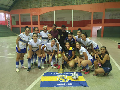 OCA-JUNIORS-de-Sume Boca Juniors de Sumé conquista Copa Regional da cidade de Desterro no futsal feminino