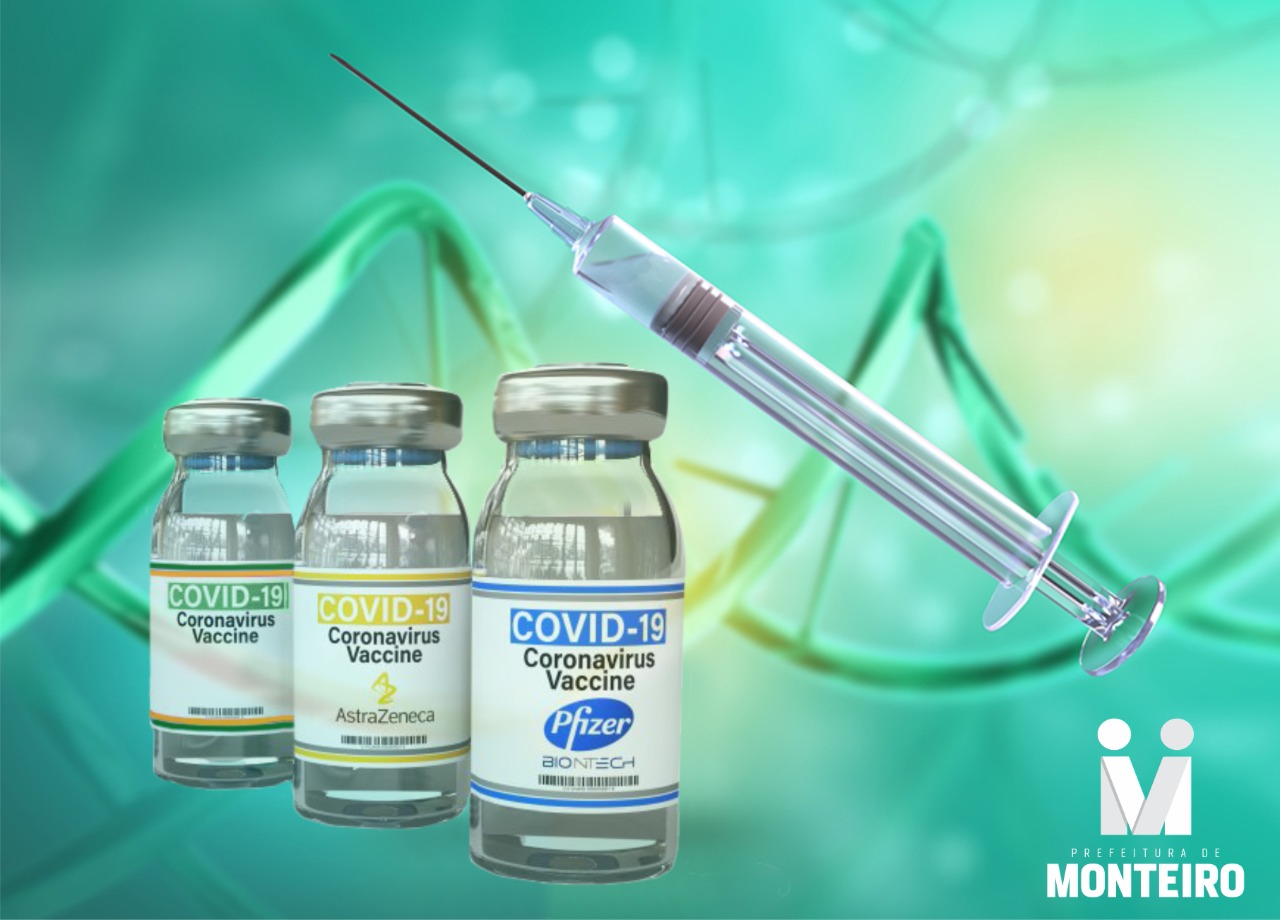 Vacina-1 Monteiro continua com aplicação da 2ª dose para população geral e dose de reforço para 60+