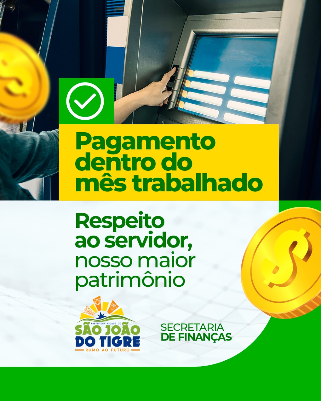 4AA19FDF-9D77-4BFF-9809-22E7D99A9877 Prefeitura de São João do Tigre antecipa pagamento de novembro dos servidores