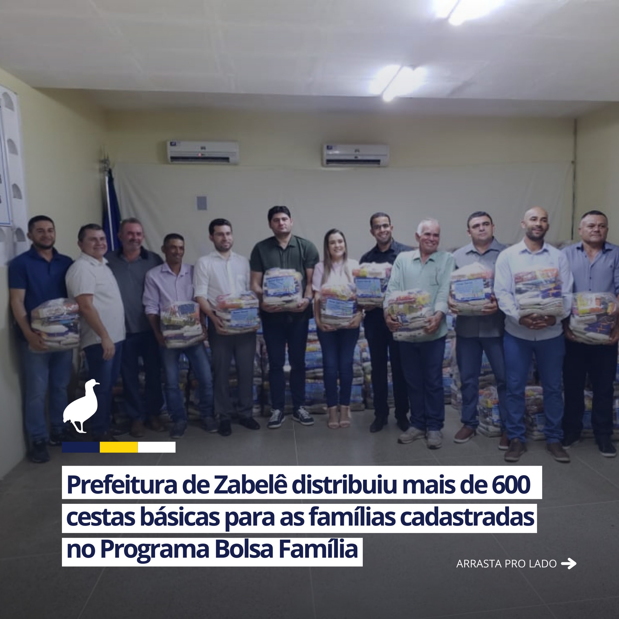 270000683_2126334744195459_4783279745122868887_n Prefeitura de Zabelê distribui mais de 600 cestas básicas para os beneficiários do Programa Bolsa Família