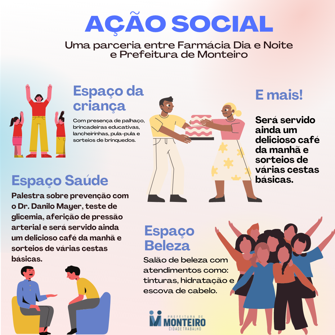 acao-social Secretaria de Educação de Monteiro firma parceria com Farmácia Dia e Noite para ação social