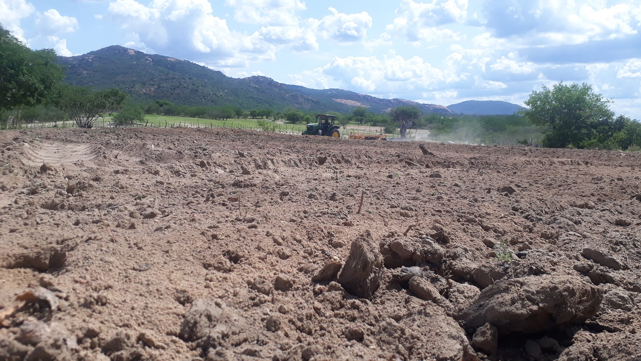 272399839_2102025203281417_8419104904801592928_n Prefeitura de São João do Tigre realiza aração de terras para agricultores do município