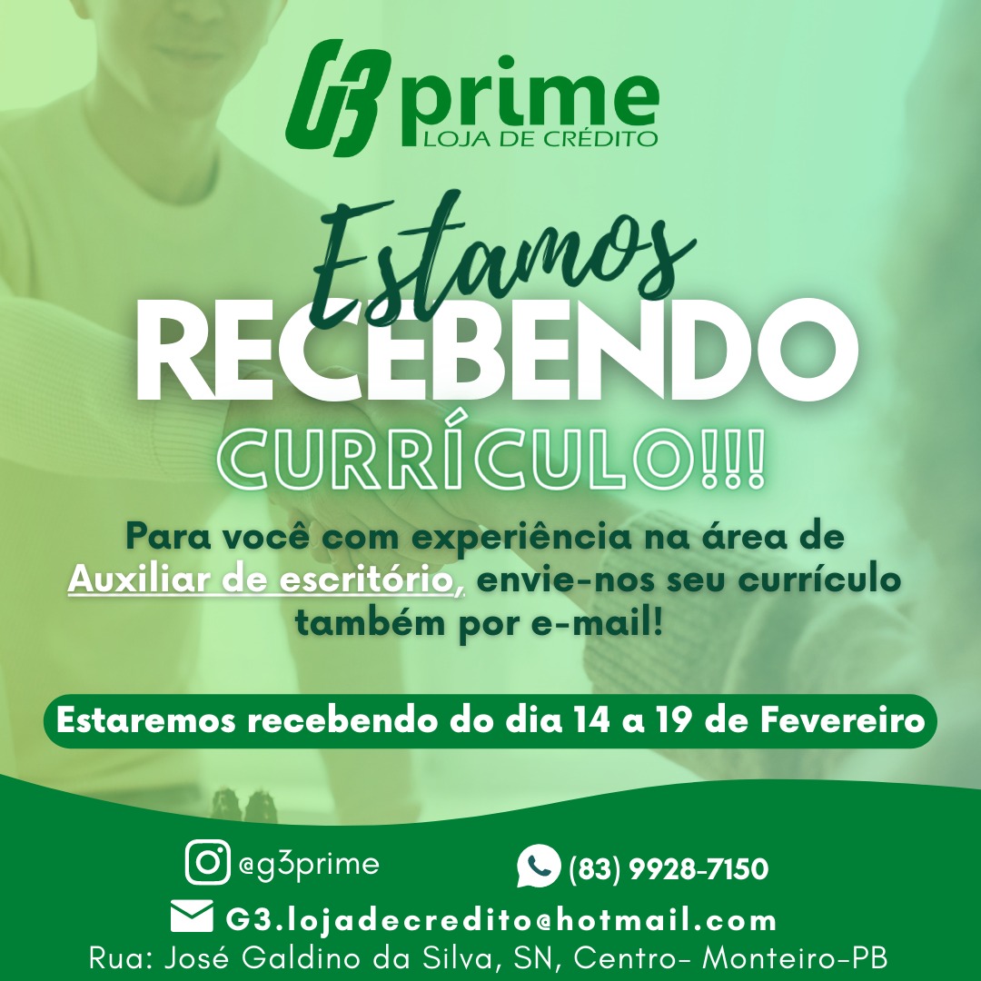 WhatsApp-Image-2022-02-14-at-09.28.08 Loja de crédito oferece oportunidade de emprego em Monteiro