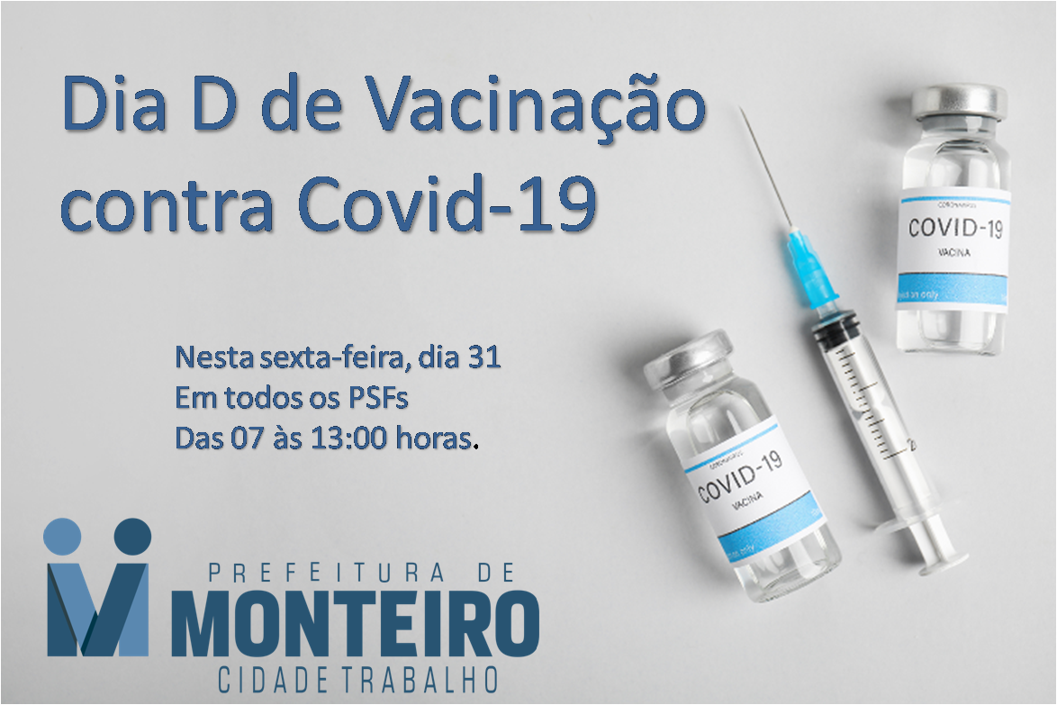 Vacina Secretaria de Saúde de Monteiro realiza Dia D de Vacinação para doses de reforço nesta sexta-feira