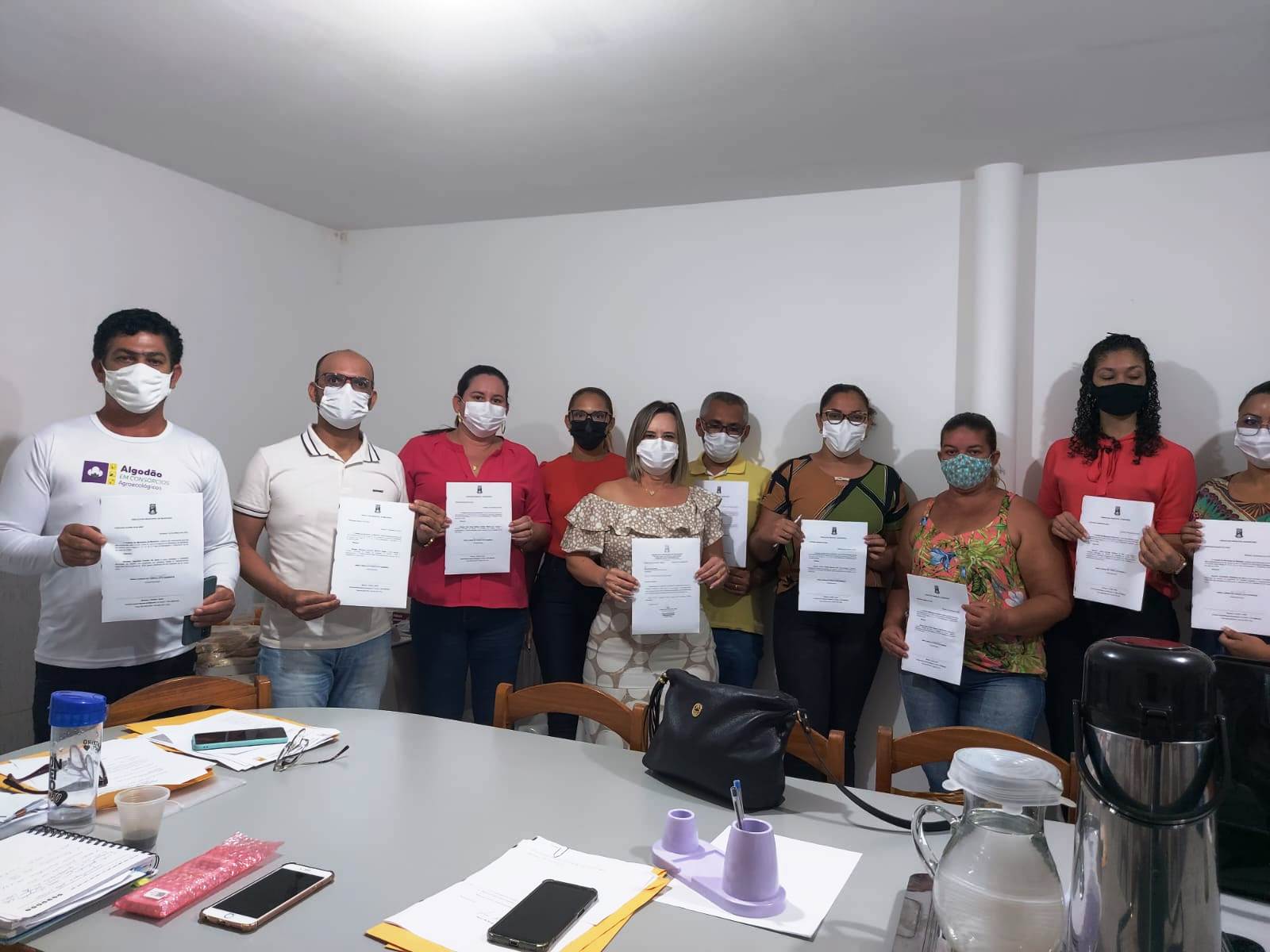 Mesa-Diretora-CMS6 Conselho Municipal de Saúde de Monteiro realiza eleição da Mesa Diretora