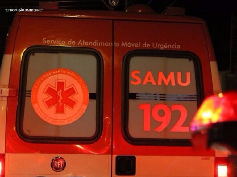 SAMU-768x574-1 Motociclista colide em carro estacionado e fica ferido em Monteiro
