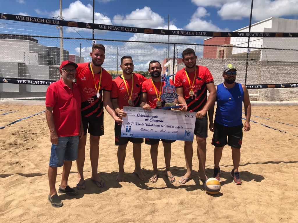 Torneio-Equipe-campea-Sao-Jose-do-Egito Torneio de Vôlei de Areia é realizado com sucesso em Monteiro