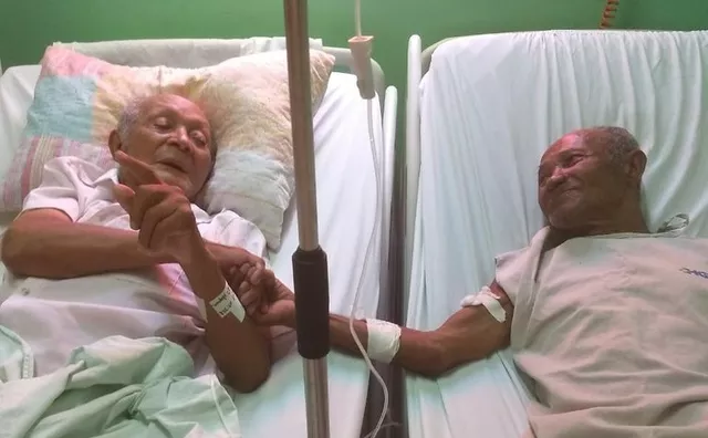 irmaos-hospital-taperoa Irmãos que não se viam há 15 anos se reencontram durante internação no hospital de Taperoá