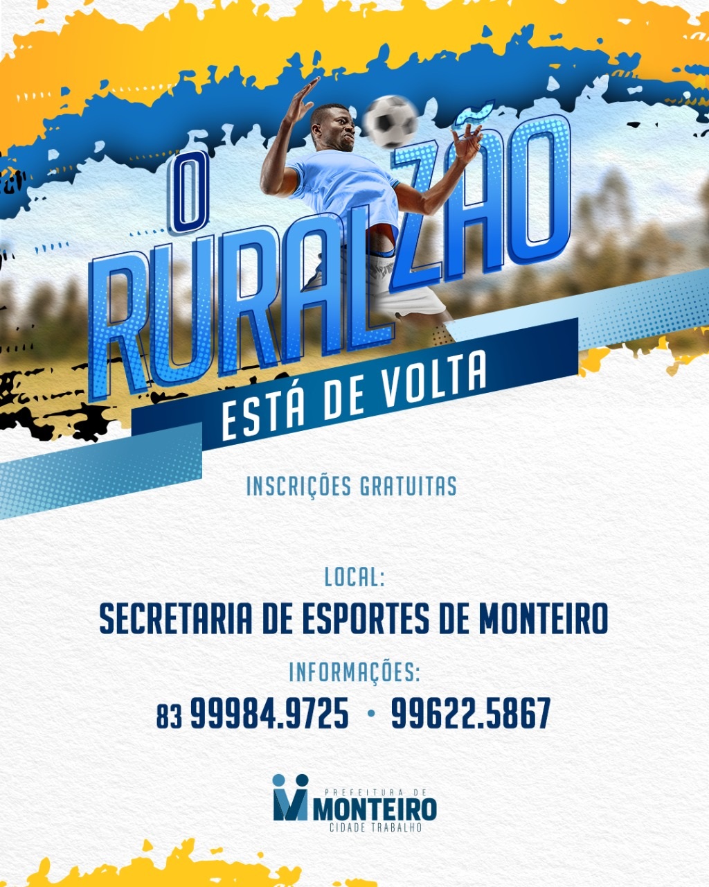 ruralzao Secretaria de Esportes de Monteiro prorroga inscrições do Ruralzão 2022