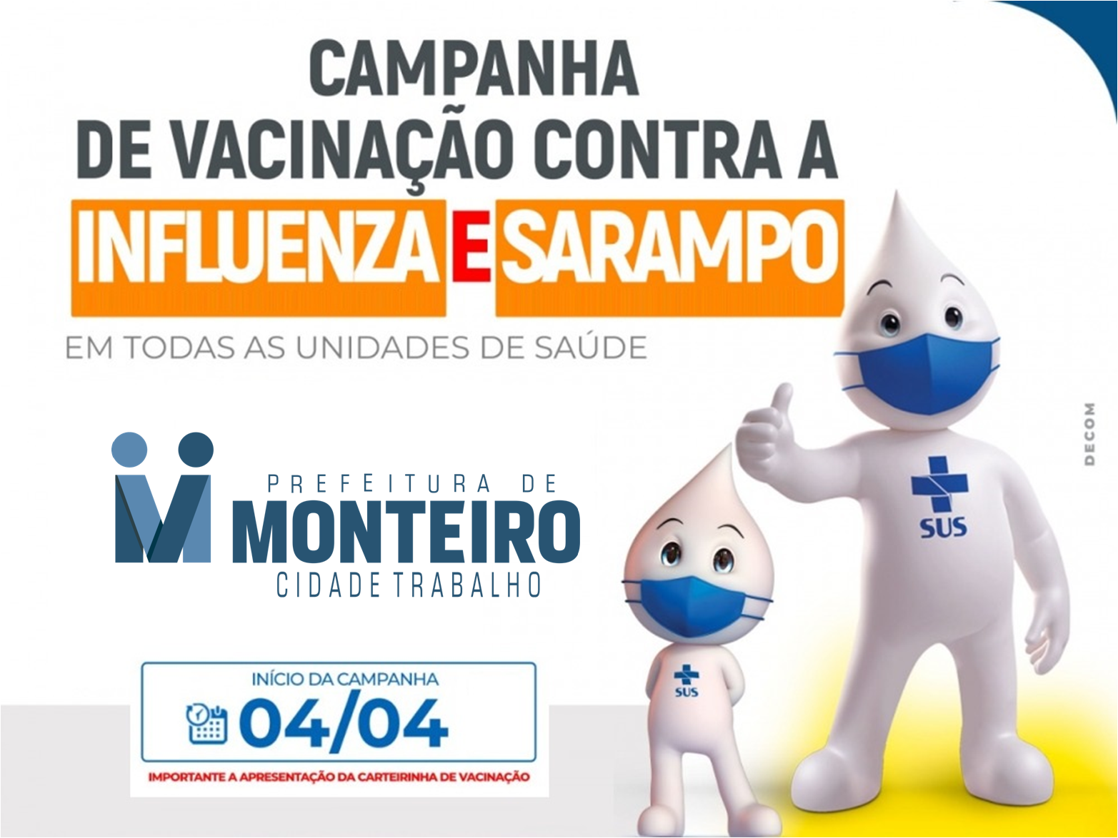 vacina-1 Secretaria de Saúde de Monteiro inicia Campanha de Vacinação contra Sarampo e Influenza