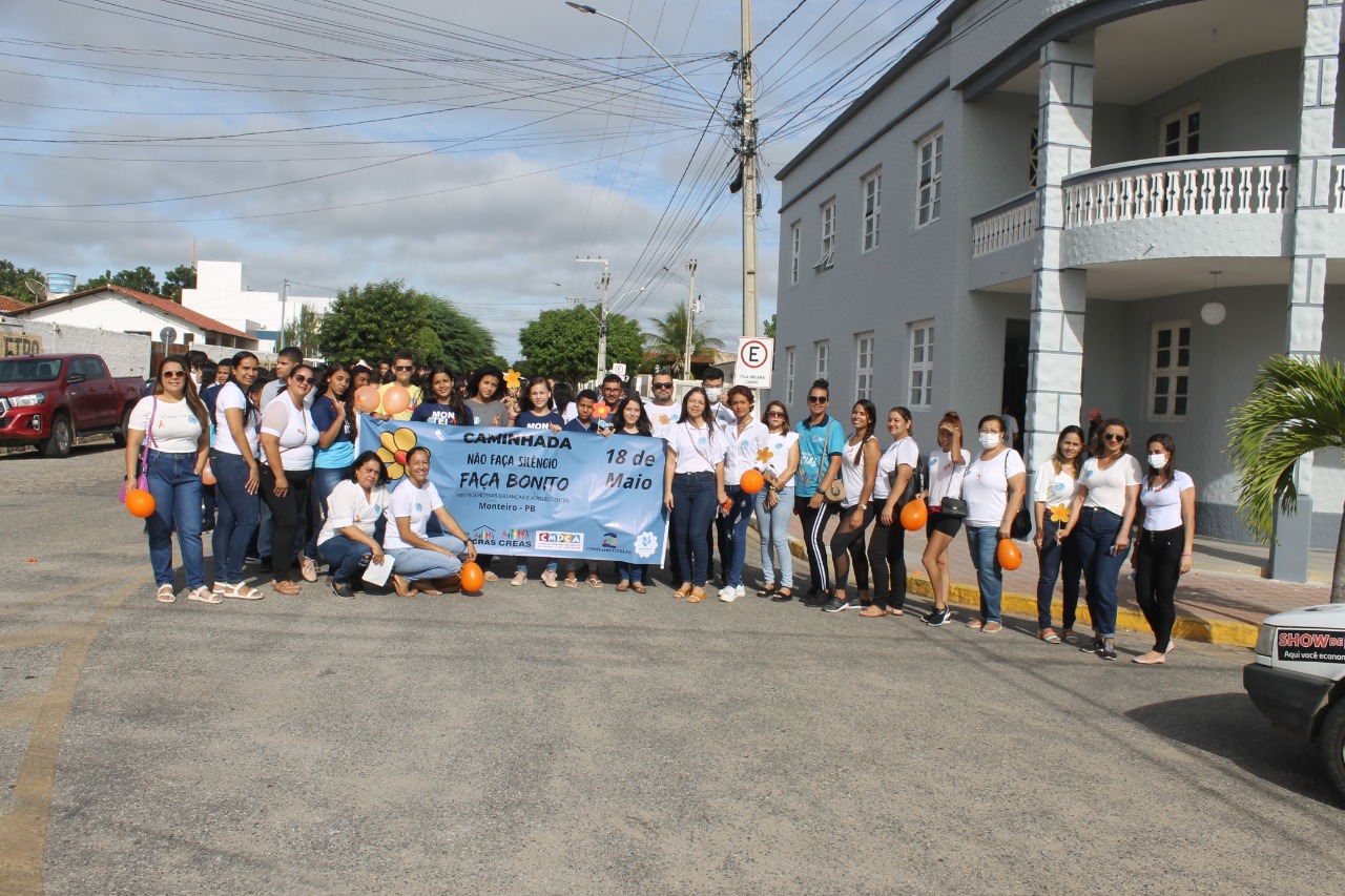 18Maio-SMDS2 Caminhada marca o Dia de Combate ao Abuso e Exploração Sexual de Crianças e Adolescentes em Monteiro