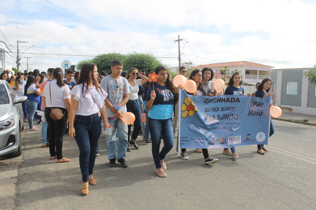 18Maio-SMDS4 Caminhada marca o Dia de Combate ao Abuso e Exploração Sexual de Crianças e Adolescentes em Monteiro