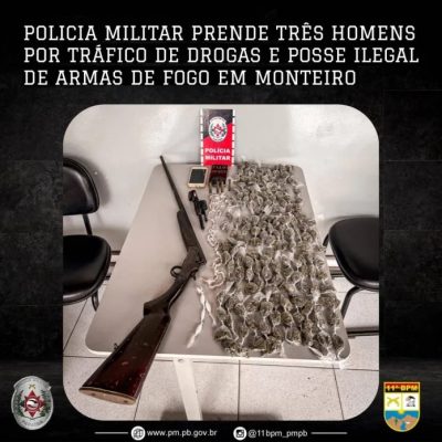 WhatsApp-Image-2022-06-30-at-12.40.34-400x400 Polícia Militar prende três homens por tráfico de drogas e posse ilegal de armas em Monteiro