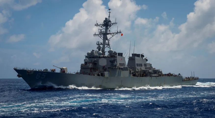 USS-Benfold-navio-dos-EUA Navio dos EUA entra em águas reivindicadas pela China pela terceira vez em uma semana