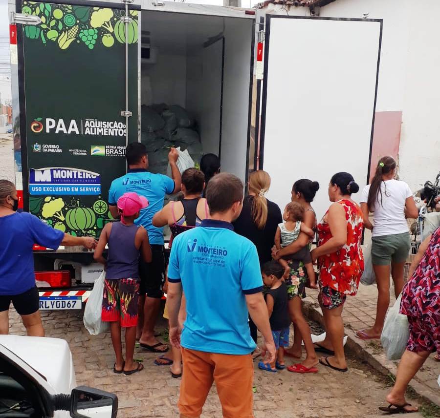 Verduras-SMDS Prefeitura de Monteiro realiza distribuição de verduras com milhares de famílias