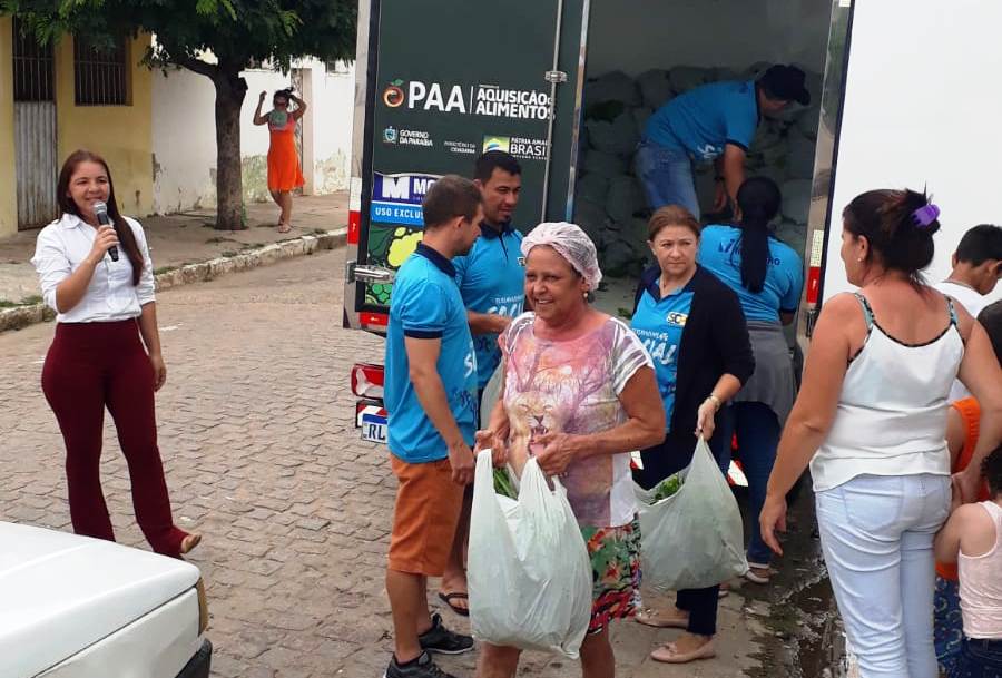 Verduras-SMDS4 Prefeitura de Monteiro realiza distribuição de verduras com milhares de famílias