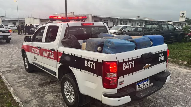 combustivel-apreendido Polícia apreende 780 litros de combustível em posto clandestino na PB