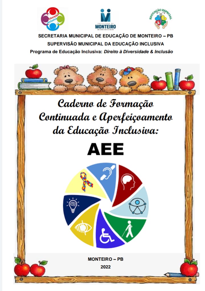EI_4 Professores recebem Cadernos de Formação Continuada e do Portfólio Científico Docente da Educação Inclusiva em Monteiro
