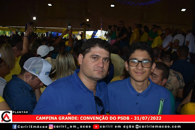 image Caravana do prefeito de Zabelê prestigia convenção de Pedro Cunha Lima, em Campina Grande
