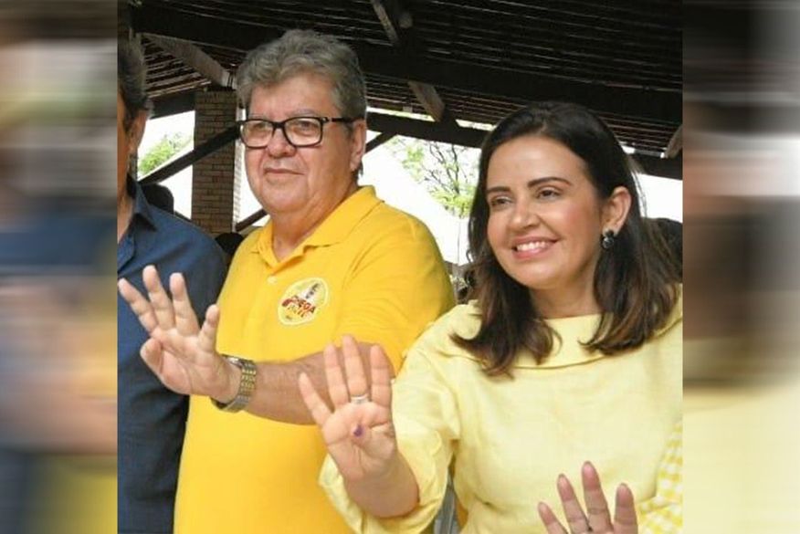 joao_azevedo_e_pollyanna_dutra_ João Azevêdo oficializa escolha para o Senado e anuncia Pollyanna Dutra como pré-candidata