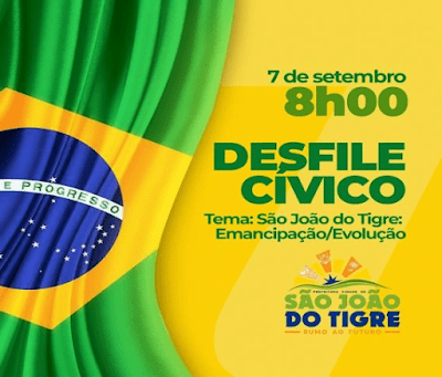 5630E922-04C8-415F-BB2E-DF69324EACE3 Prefeitura de São João do Tigre realiza Desfile Cívico nesta quarta, 07 de setembro