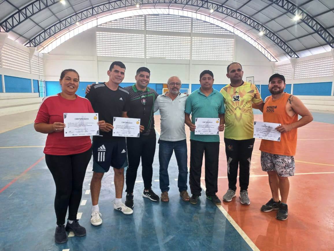 Curso-Esporte-1 Secretaria de Esportes e Gerência de Educação promovem cursos nas áreas de Handbol e Futsal em Monteiro