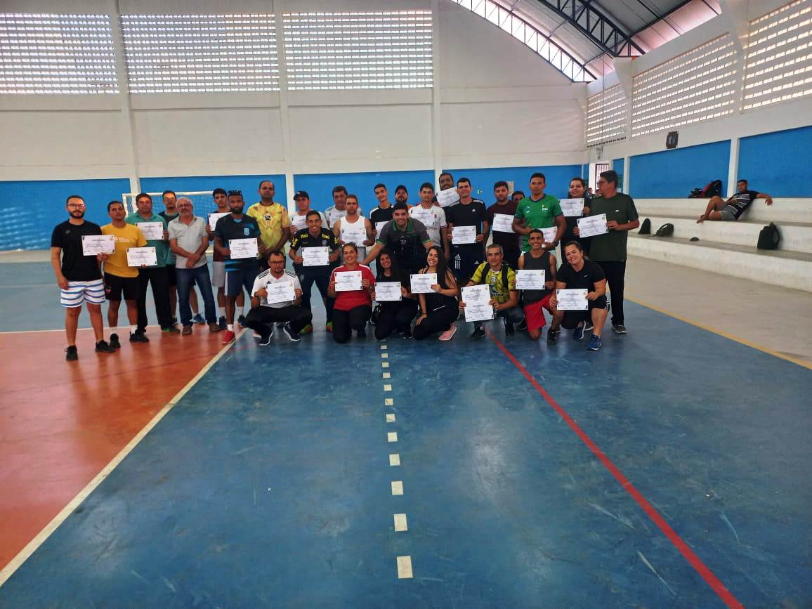 Curso-Esporte-4 Secretaria de Esportes e Gerência de Educação promovem cursos nas áreas de Handbol e Futsal em Monteiro
