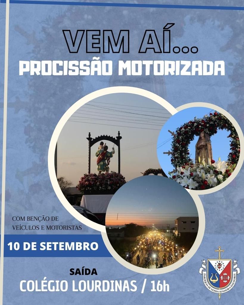 IMG-20220908-WA0347 Procissão Motorizada dá sequência aos festejos da Festa da Padroeira em Monteiro