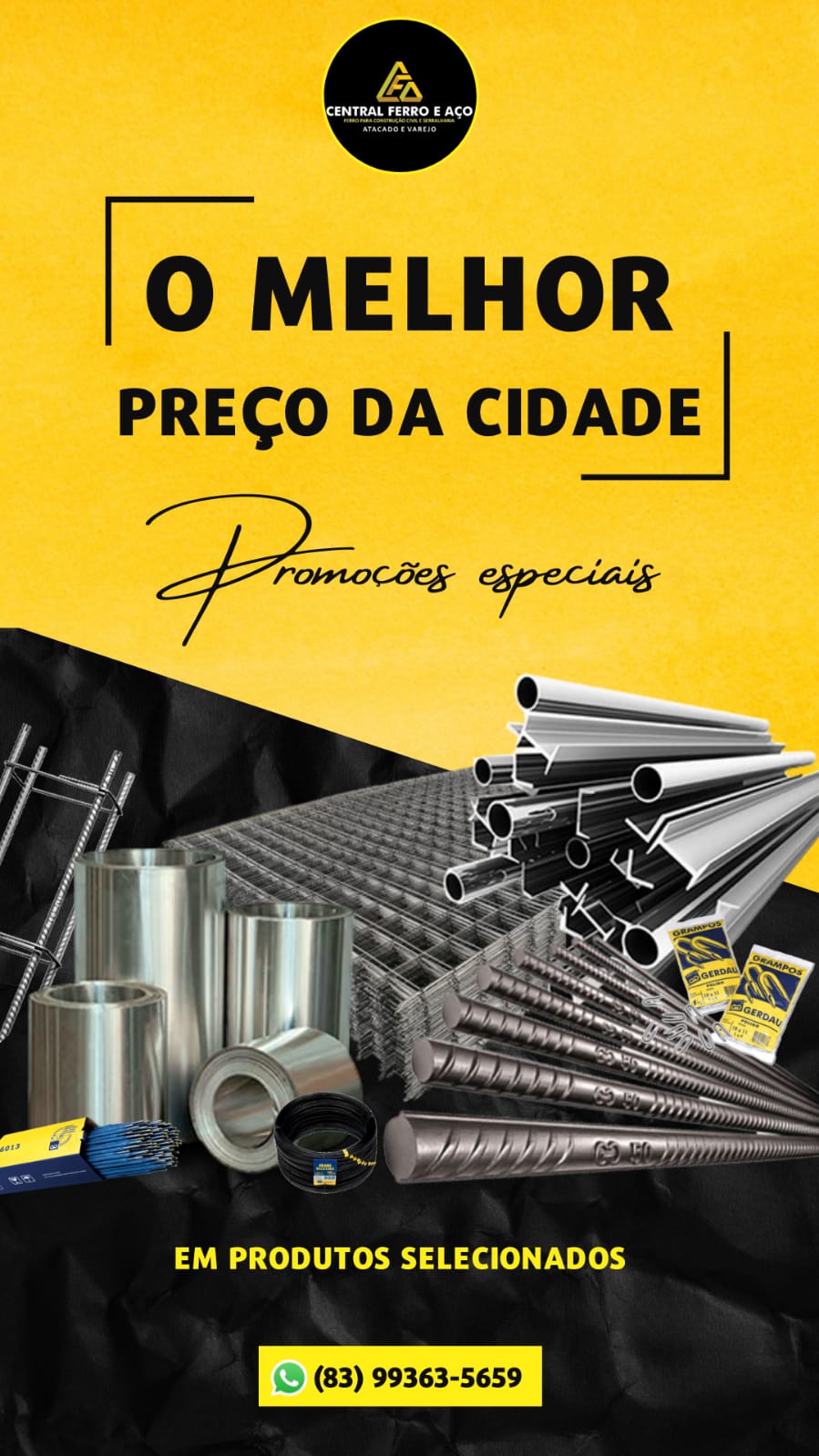 IMG-20220919-WA0067 Qualidade, bom atendimento e o melhor preço, você encontra na Central Ferro e Aço em Monteiro.