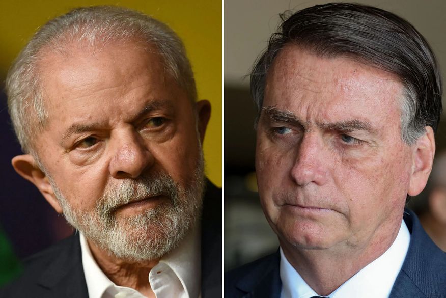 bolsonaro-lula- Pesquisa Ipec: Lula tem 46% contra 31% de Bolsonaro no 1º turno