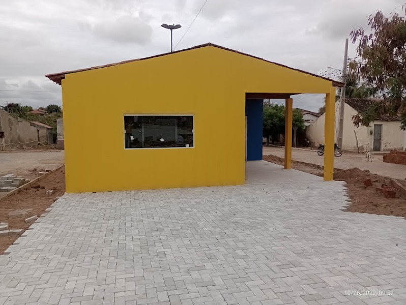 02 Construção da Academia da Saúde em São Sebastião do Umbuzeiro está ritmo acelerado.