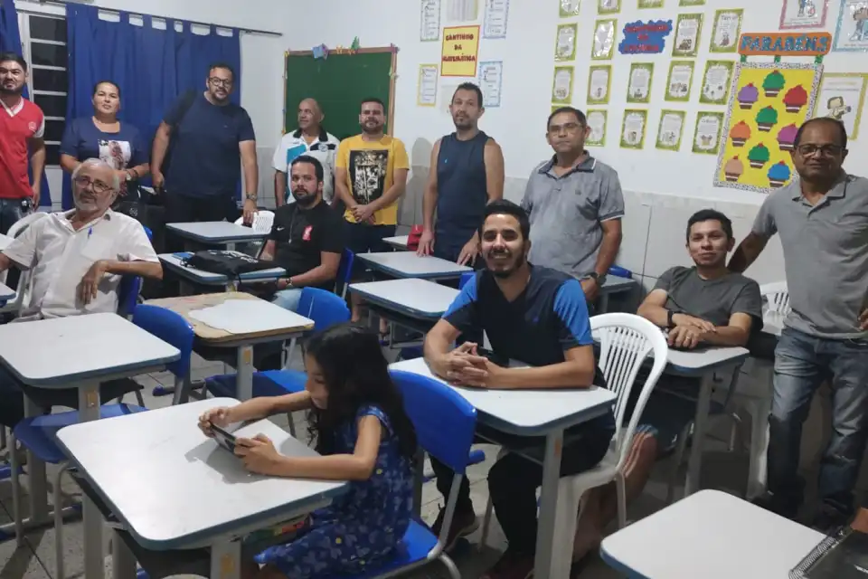 14D87E11-EC84-4C53-A3A0-34388A5D77D4 Reunião entre equipe da Secretaria de Esportes de Monteiro e professores de educação física define detalhes de mais uma edição dos JEM’s (Jogos Escolares Municipais)