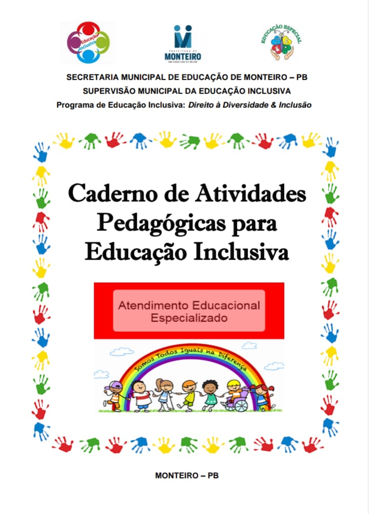 Educacao-Inclusiva-Caderno Em Monteiro: Professores da Educação Especial recebem Caderno de Atividades