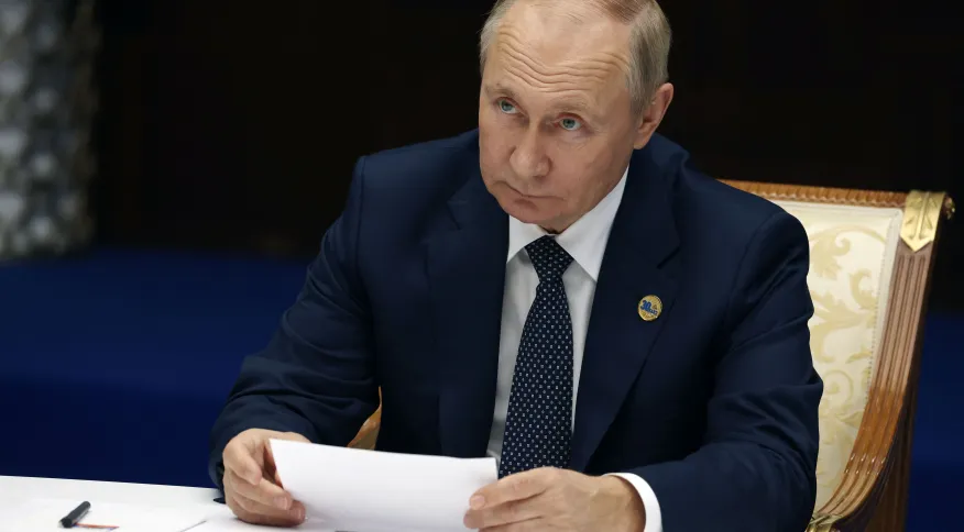 VLADIMIR-PUTIN Putin anuncia lei marcial nas 4 regiões ucranianas que ele afirma ter anexado