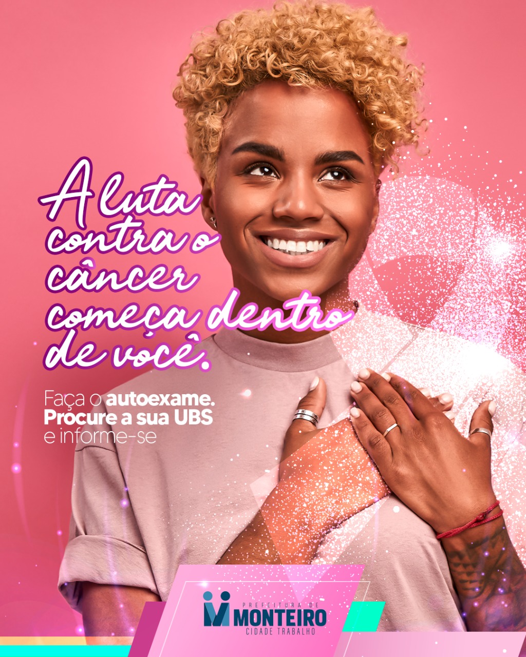 outubro-rosa Outubro Rosa: Secretaria de Saúde de Monteiro alerta sobre a importância com os cuidados com o Câncer de Mama