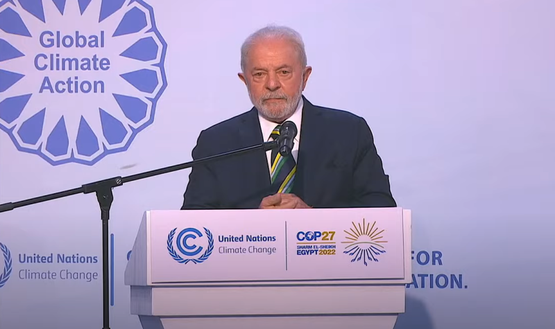 lula-cop-27 “O Brasil está de volta”, diz Lula durante discurso na COP27