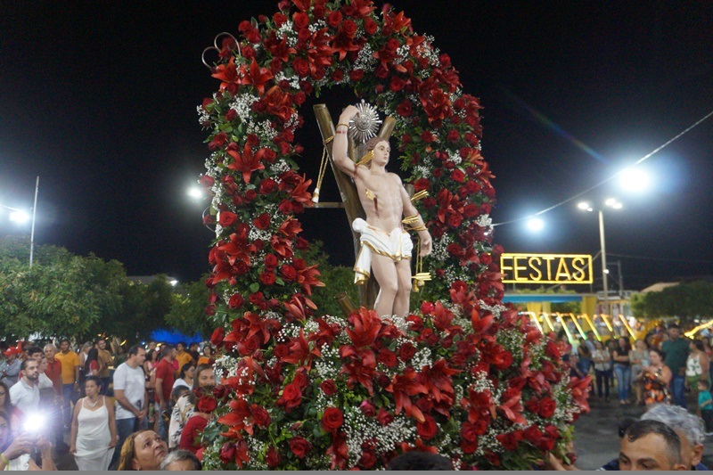 DSC04419 Missa e procissão encerra a Festa de São Sebastião 2023