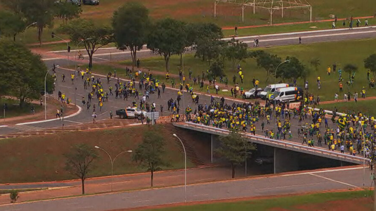 congresso_invasao-5 Manifestantes invadem plenário do STF, Congresso Nacional e Palácio do Planalto