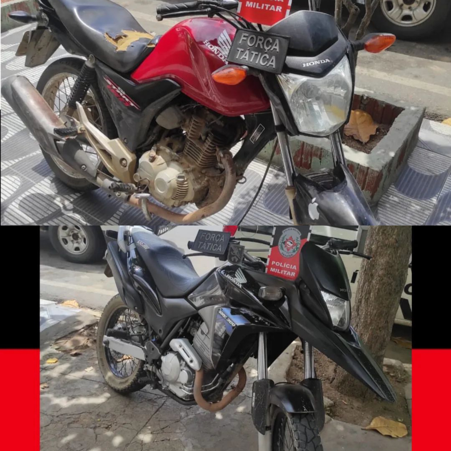 IMG_20230320_130642 Duas motocicletas roubadas são recuperadas em ação da polícia militar no Cariri