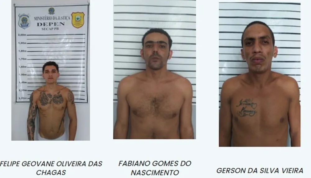fugitivos-silvio-porto Três presos fogem do presídio Silvio Porto, em João Pessoa, diz Seap