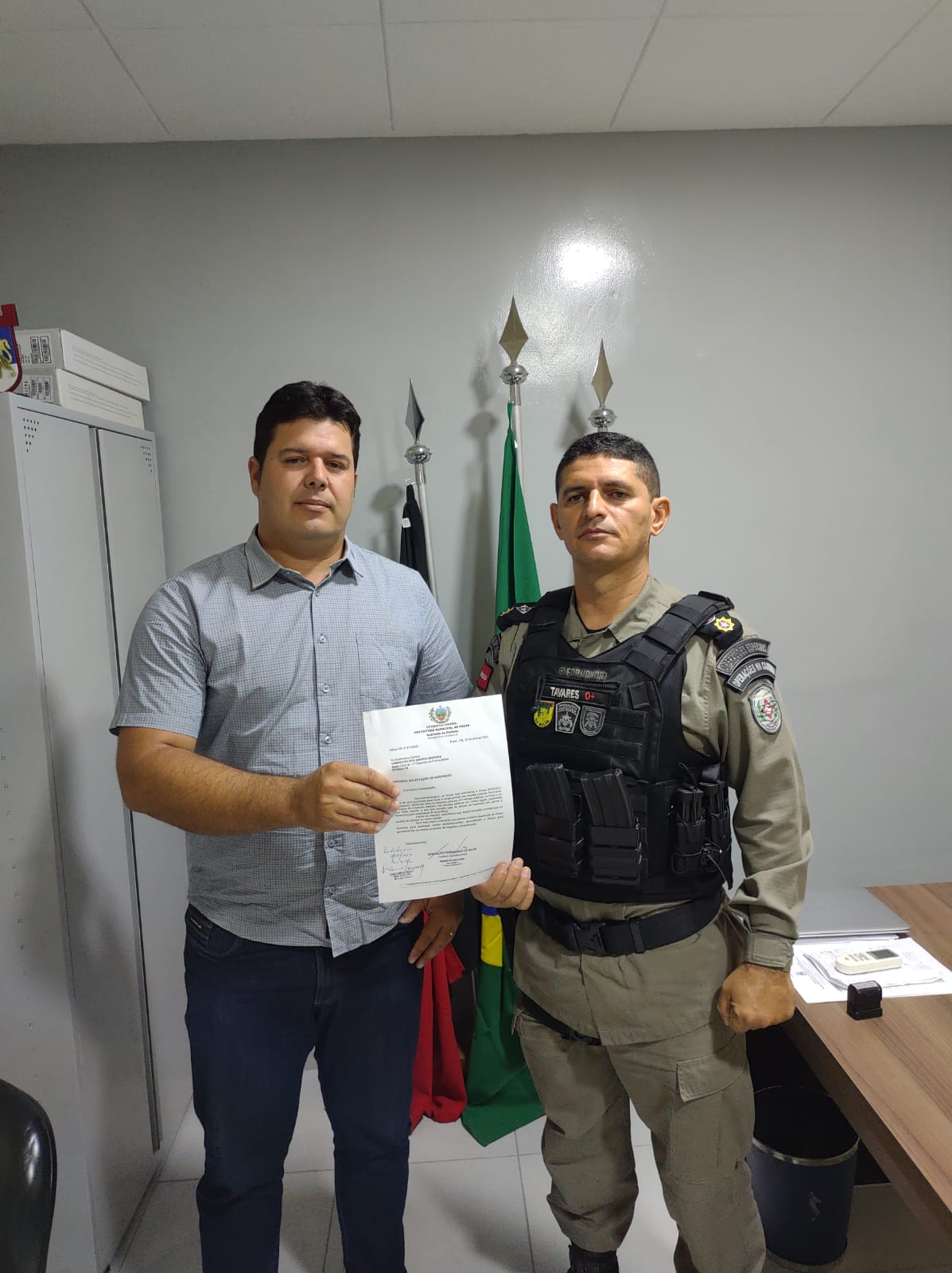 IMG-20230413-WA0177 Prefeito de Prata solicita reforço no patrulhamento policial nas escolas municipais.