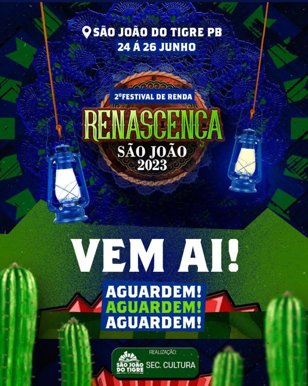 347011834_1014126322909356_1103754558575757852_n-e1684533453749 Prefeitura de São João do Tigre lançará programação do Festival da Renda Renascença no próximo dia 26