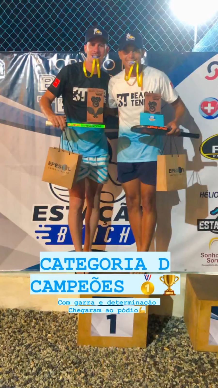 IMG-20230522-WA0254 Arena WB representa Monteiro e traz medalha de ouro na categoria D de Beach Tennis