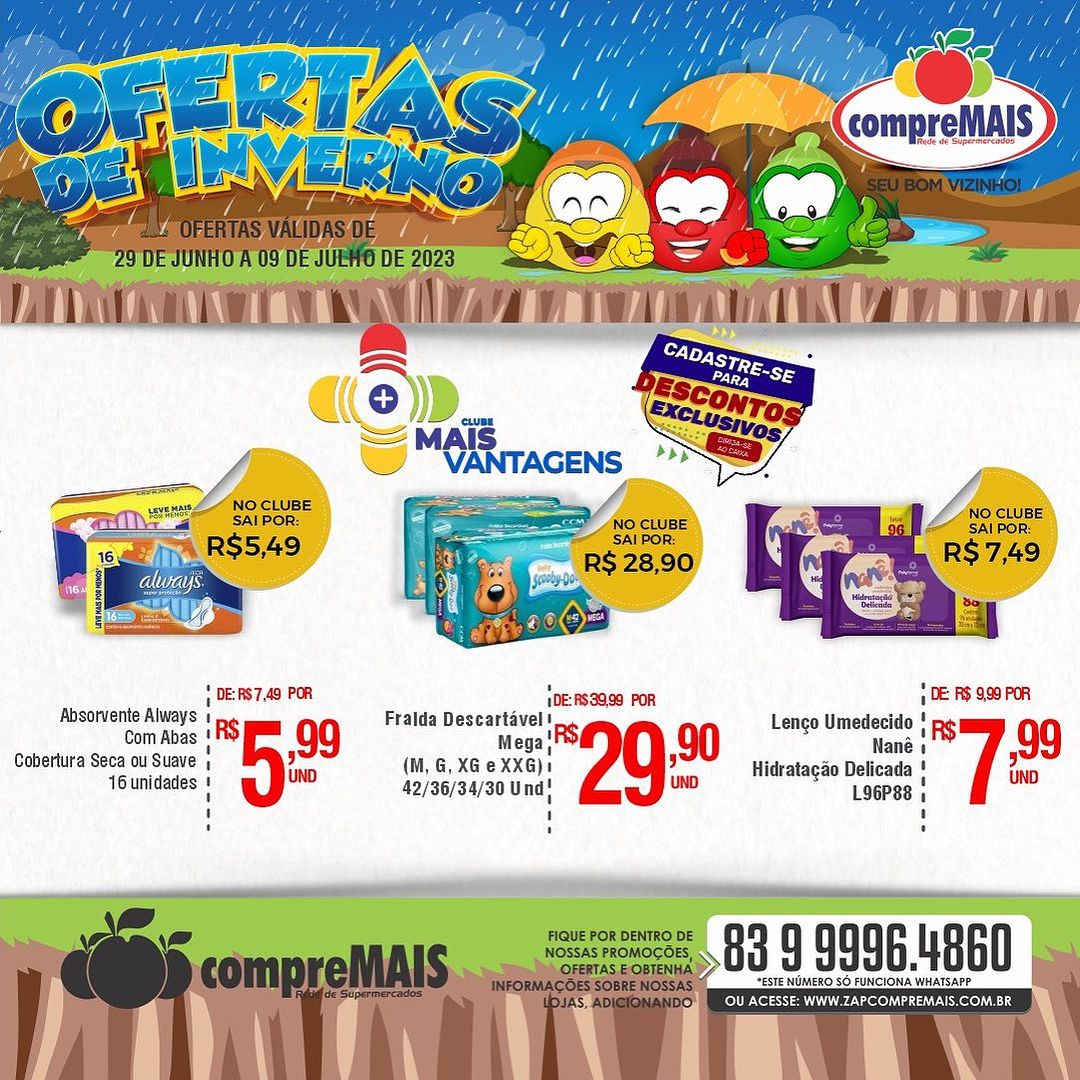 455556581 Confira as ofertas do Malves Supermercados em Monteiro